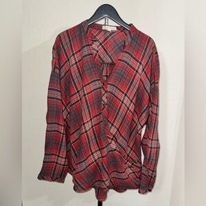 Relished Red and Black Plaid Shirt